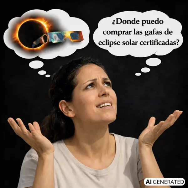 dónde comprar gafas para eclipse solar en España