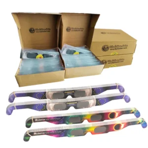 Pack gafas eclipse solar 12312-2 CE eventos 25 50 100 unidades por lotes o envasadas y empaquetadas